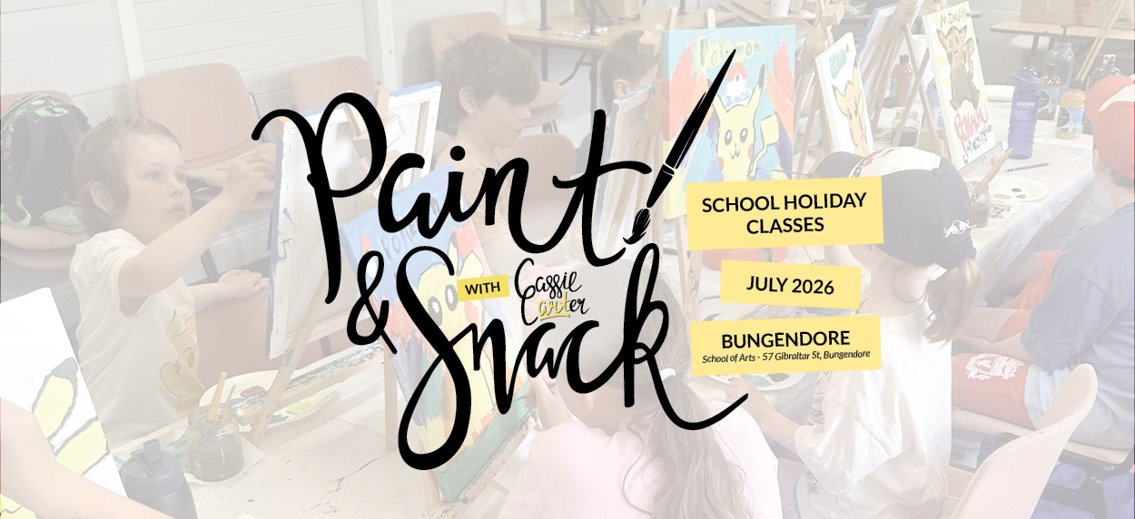Kids School Holiday Painting Classes in Bungendore - JULY 2026